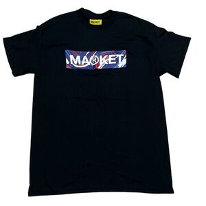 Pacsun Market men’s Graphic Tee shirt black short sleeve size medium crewneck‎